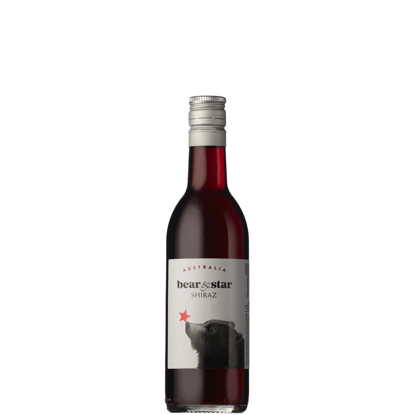 187ml Bear & Star Shiraz-Single Serve Wine-Fountainhall Wines