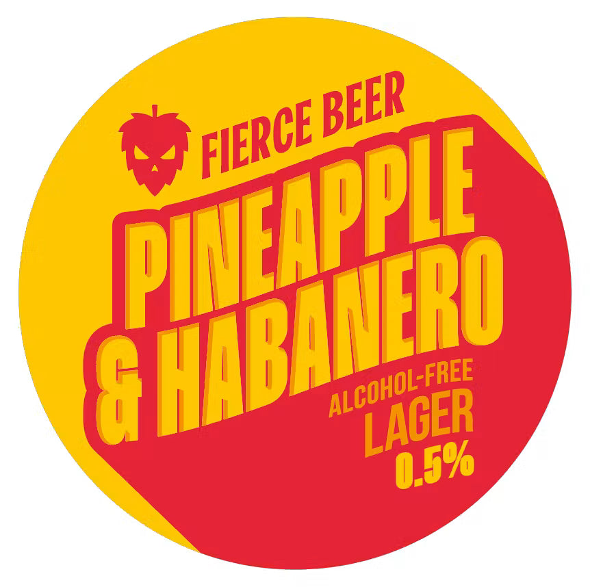 Fierce Pineapple & Habanero 0.5 Alcohol Free Lager 440ml Can