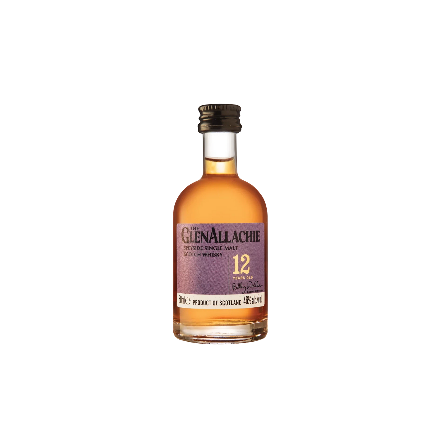 5cl GlenAllachie 12 Year Old-Miniatures-Fountainhall Wines