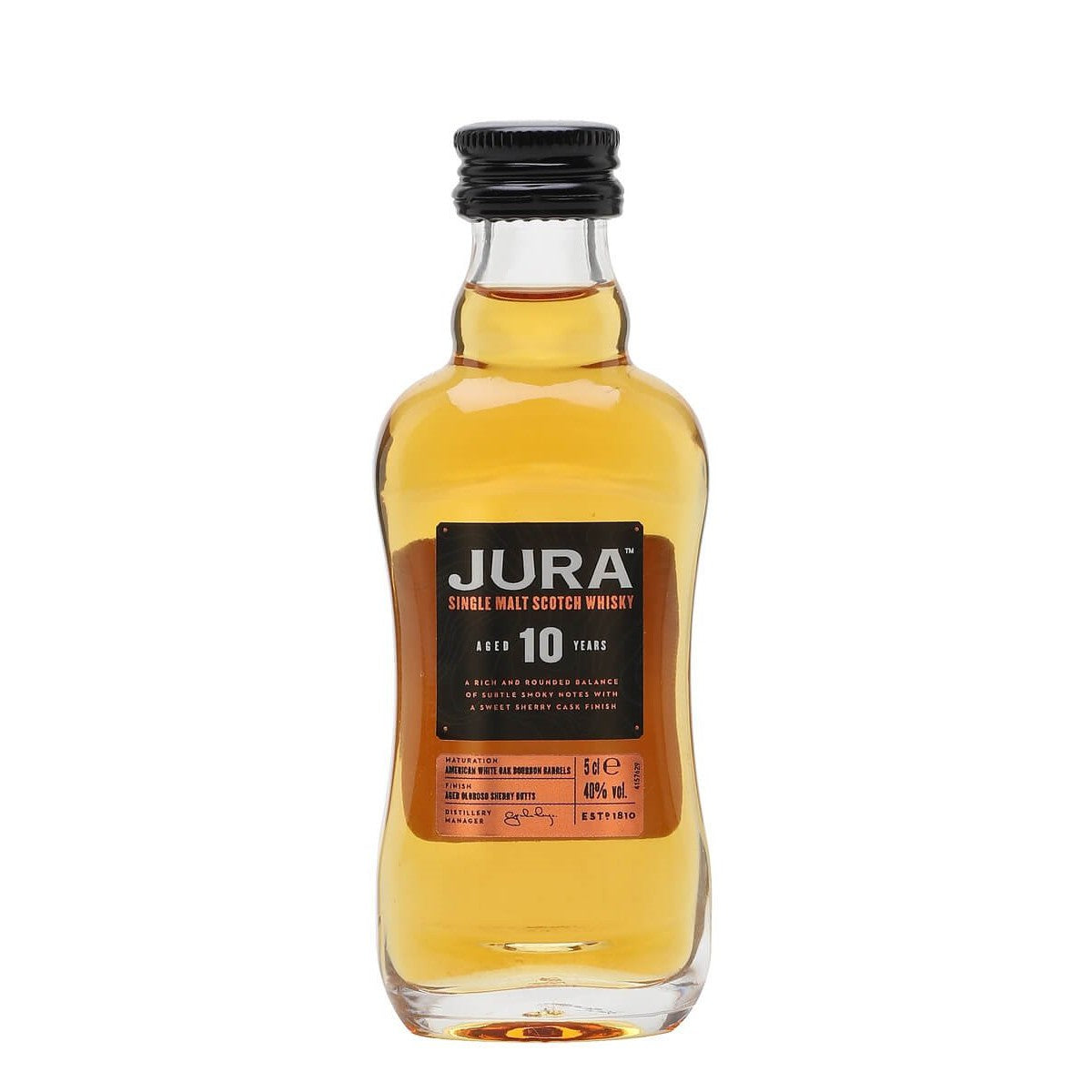 5cl Jura 10 Year Old-Miniatures-Fountainhall Wines