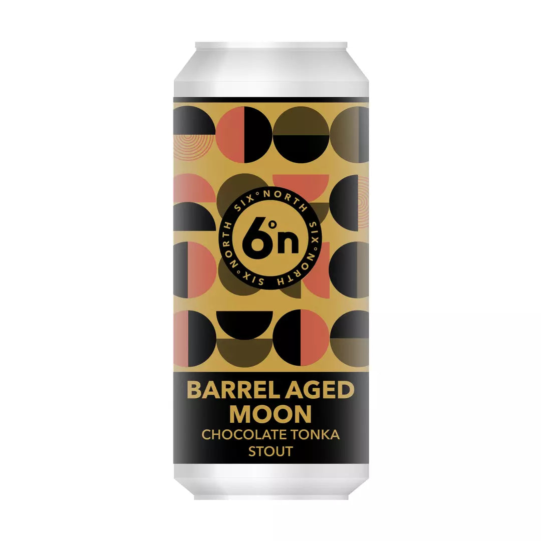 6 Degrees North (6DN) Barrel Aged Moon Chocolate Tonka Stout 440ml Can-Scottish Beers-Fountainhall Wines