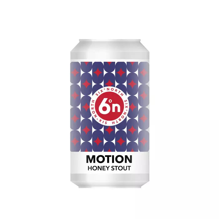 6 Degrees North (6DN) Motion - Honey Stout 330ml Can-Scottish Beers-Fountainhall Wines