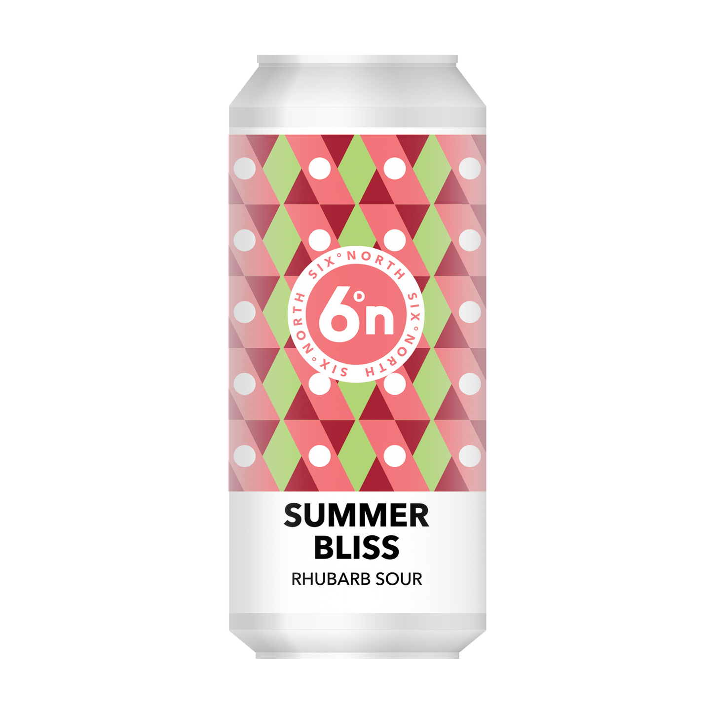 6 Degrees North (6DN) Summer Bliss - Rhubarb Sour 440ml Can-Scottish Beers-Fountainhall Wines