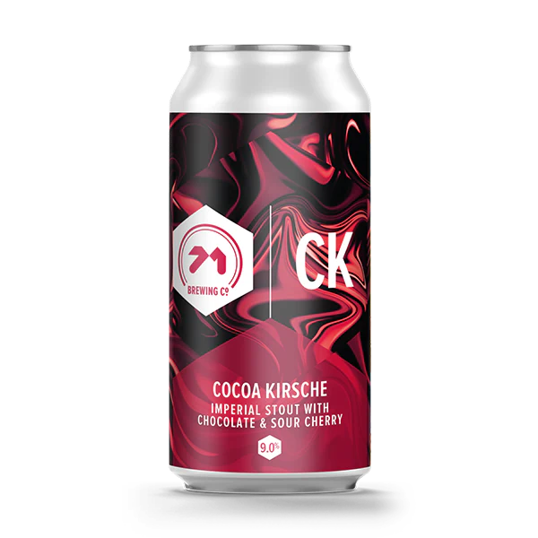 71 Brewing Cocoa Kirsche - Imperial Stout With Chocolate & Sour Cherry 440ml Can-Scottish Beers-Fountainhall Wines