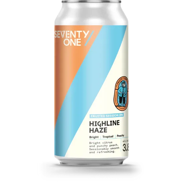 71 Brewing Highline Haze - Fruited Session IPA 440ml Can-Scottish Beers-Fountainhall Wines