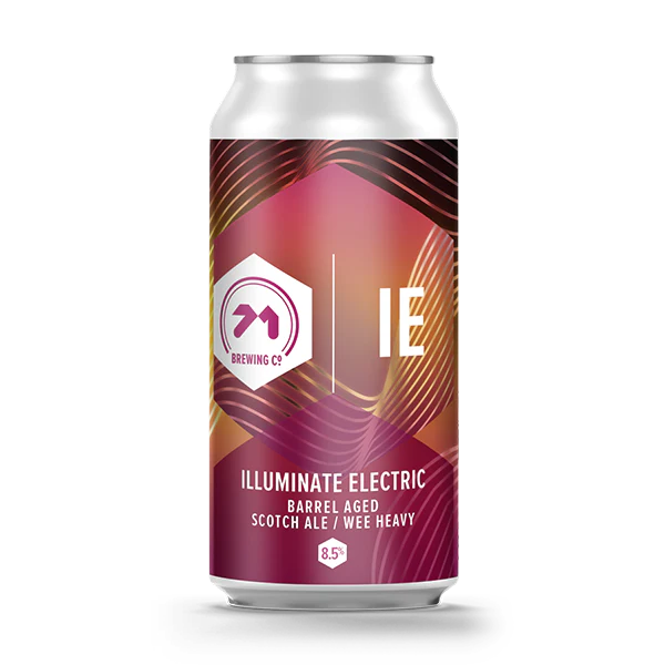 71 Brewing Illuminate Electric - Barrel Aged Scotch Ale / Wee Heavy 440ml Can-Scottish Beers-Fountainhall Wines