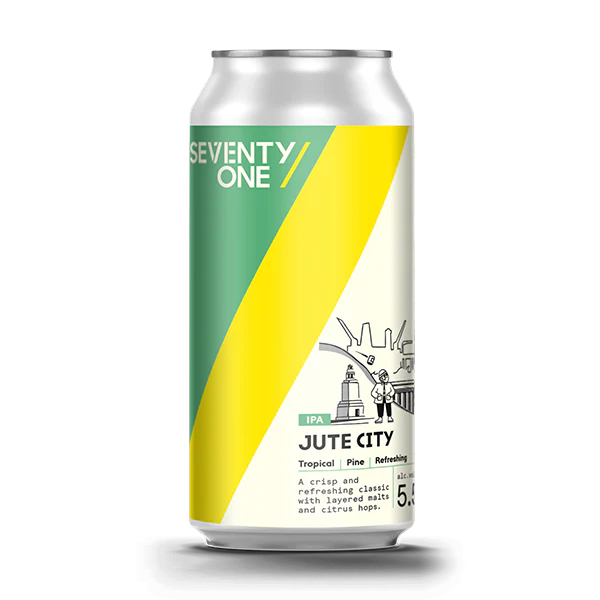 71 Brewing Jute City - IPA 440ml Can-Scottish Beers-Fountainhall Wines