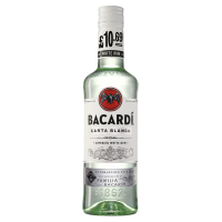 Bacardi Carta Blanca - Superior White Rum 35cl (Price Marked £10.69)-White Rum-Fountainhall Wines