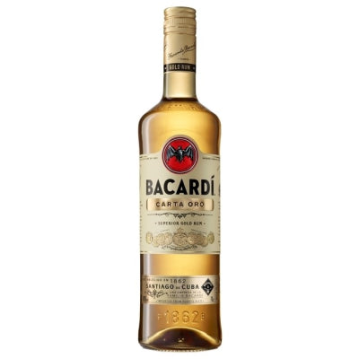 Bacardi Carta Oro Rum - Superior Gold Rum-Golden Rum-Fountainhall Wines