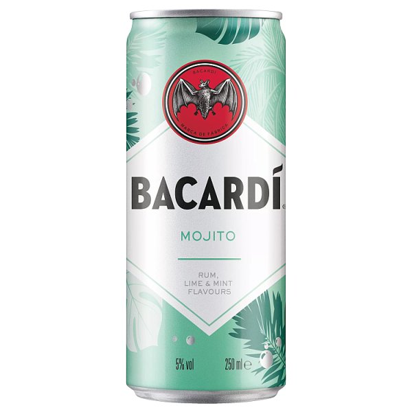 Bacardi Mojito 250ml-RTD's (Ready To Drink)-Fountainhall Wines