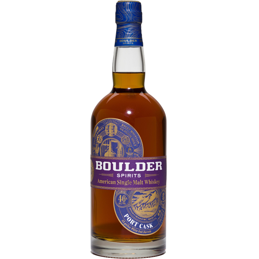 Boulder Port Cask Single Malt 70cl-American Whiskey-Fountainhall Wines