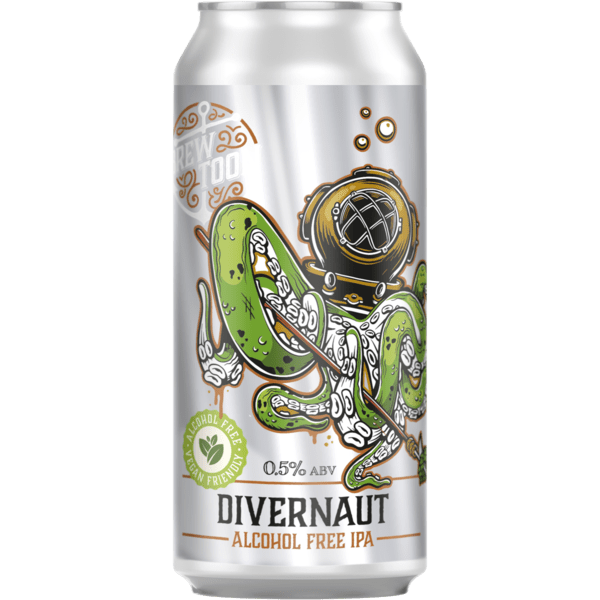Brew Toon Divernaut – Alcohol Free IPA 0.5% 440ml Can-Scottish Beers-Fountainhall Wines