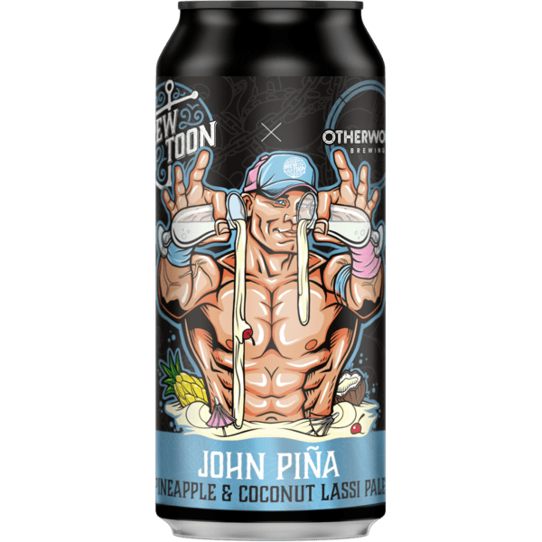 Brew Toon John Piña - Pineapple & Coconut Lassi Pale (Otherworld Brewing Collab)-Scottish Beers-Fountainhall Wines