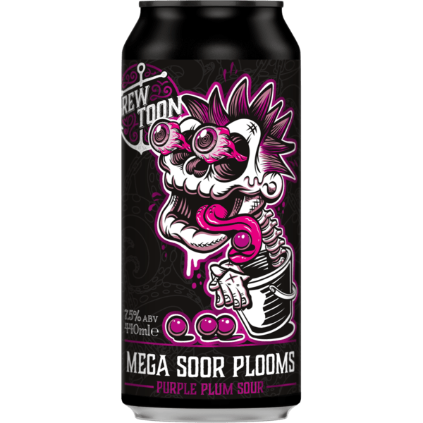 Brew Toon Mega Soor Plooms - Purple Plum Sour 440ml-Scottish Beers-Fountainhall Wines