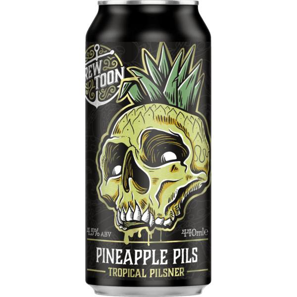 Brew Toon Pineapple Pils - Tropical Pilsner-Scottish Beers-5060523960538-Fountainhall Wines