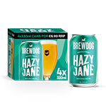Brewdog Hazy Jane - New England IPA 4x330ml Can (Price Marked £6.99)-Scottish Beers-Fountainhall Wines