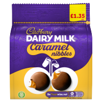 Cadbury Dairy Milk Caramel Nibbles 95G (Price Marked £1.35)-Confectionery-Fountainhall Wines