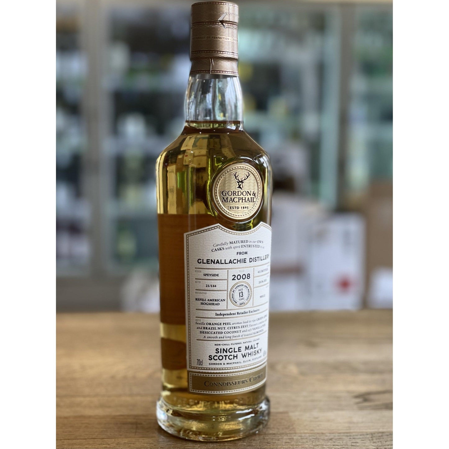 Connoisseurs Choice GlenAllachie 2008 13 Year Old - Independent Retailer Exclusive (Gordon & MacPhail) - Single Malt Scotch Whisky-Single Malt Scotch Whisky-Fountainhall Wines
