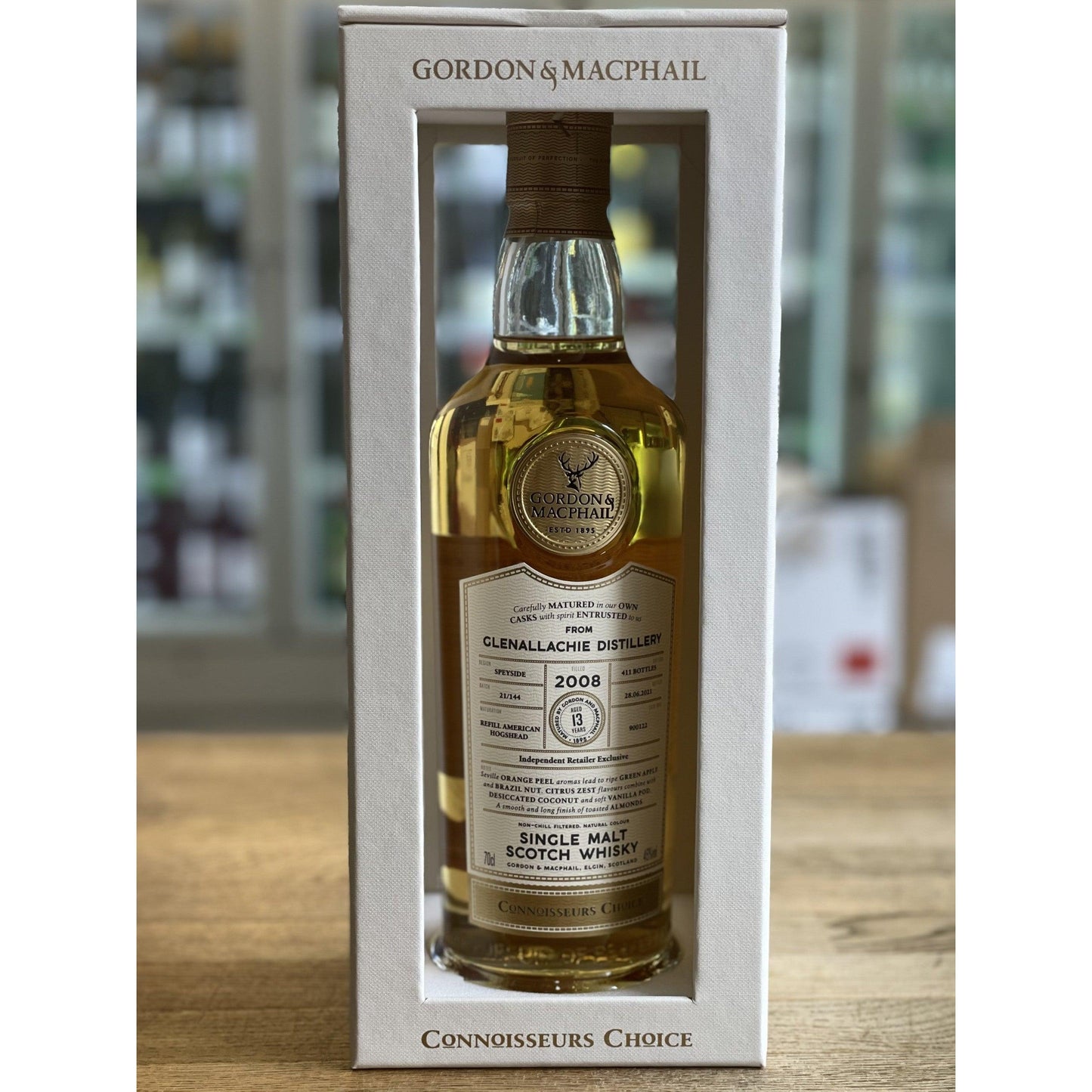 Connoisseurs Choice GlenAllachie 2008 13 Year Old - Independent Retailer Exclusive (Gordon & MacPhail) - Single Malt Scotch Whisky-Single Malt Scotch Whisky-Fountainhall Wines