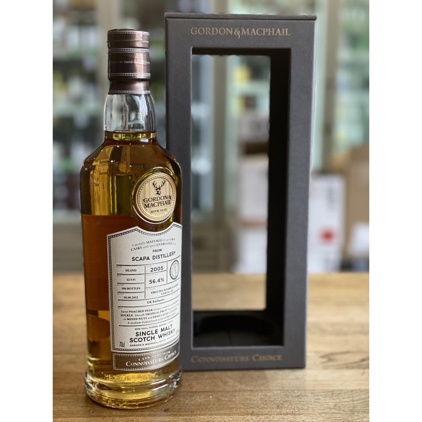 Connoisseurs Choice Scapa 2005 56.4% Cask (Gordon & MacPhail) - Single Malt Scotch Whisky-Single Malt Scotch Whisky-Fountainhall Wines