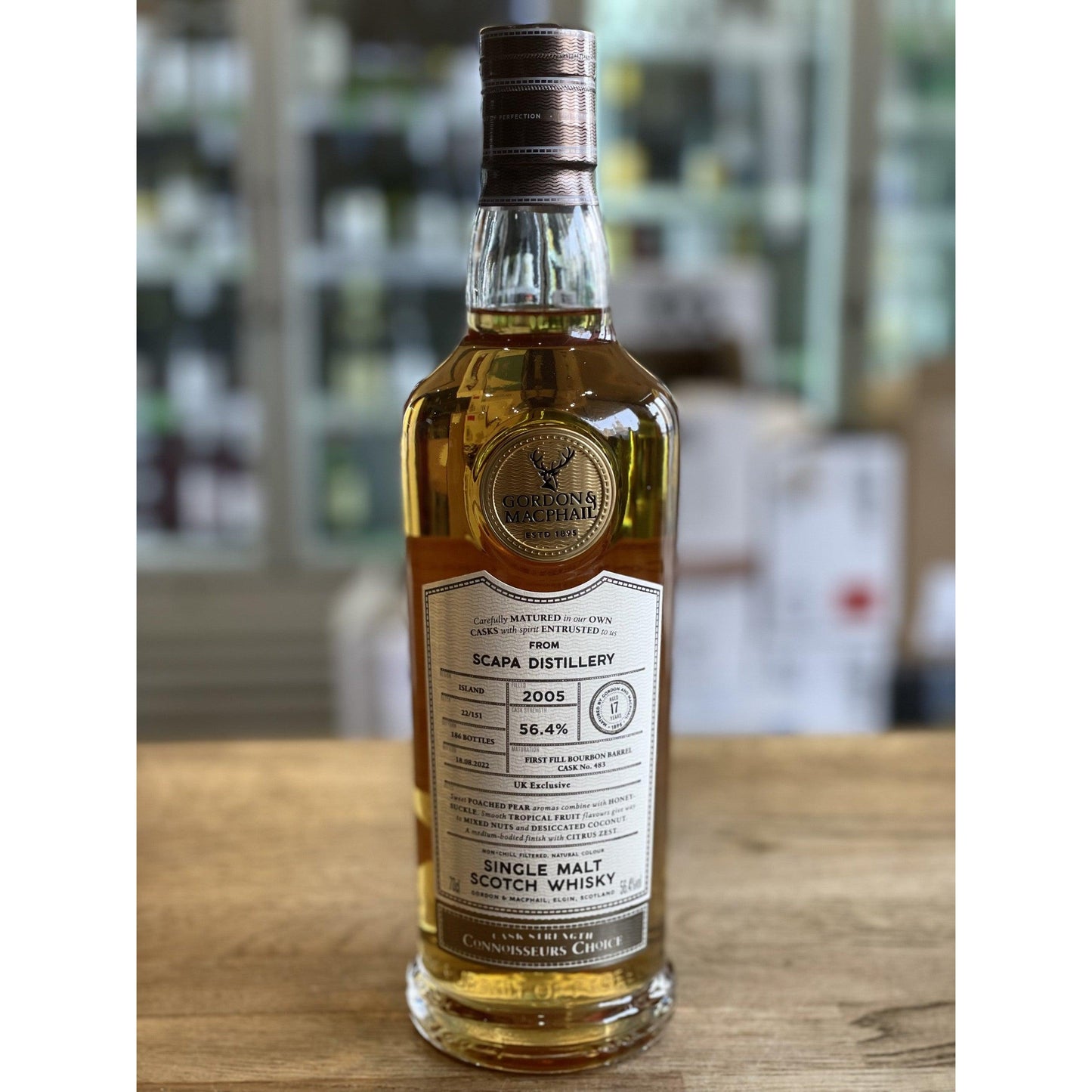 Connoisseurs Choice Scapa 2005 56.4% Cask (Gordon & MacPhail) - Single Malt Scotch Whisky-Single Malt Scotch Whisky-Fountainhall Wines