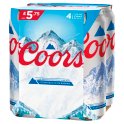 Coors Light 4X440ml (Price Marked £5.75)-World Beer-Fountainhall Wines
