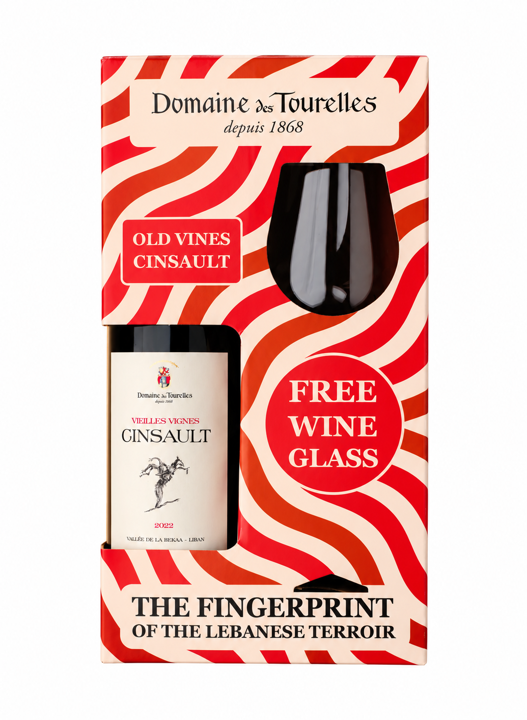 Domaine des Tourelles Vieilles Vignes Cinsault (Gift Box With Glass)
