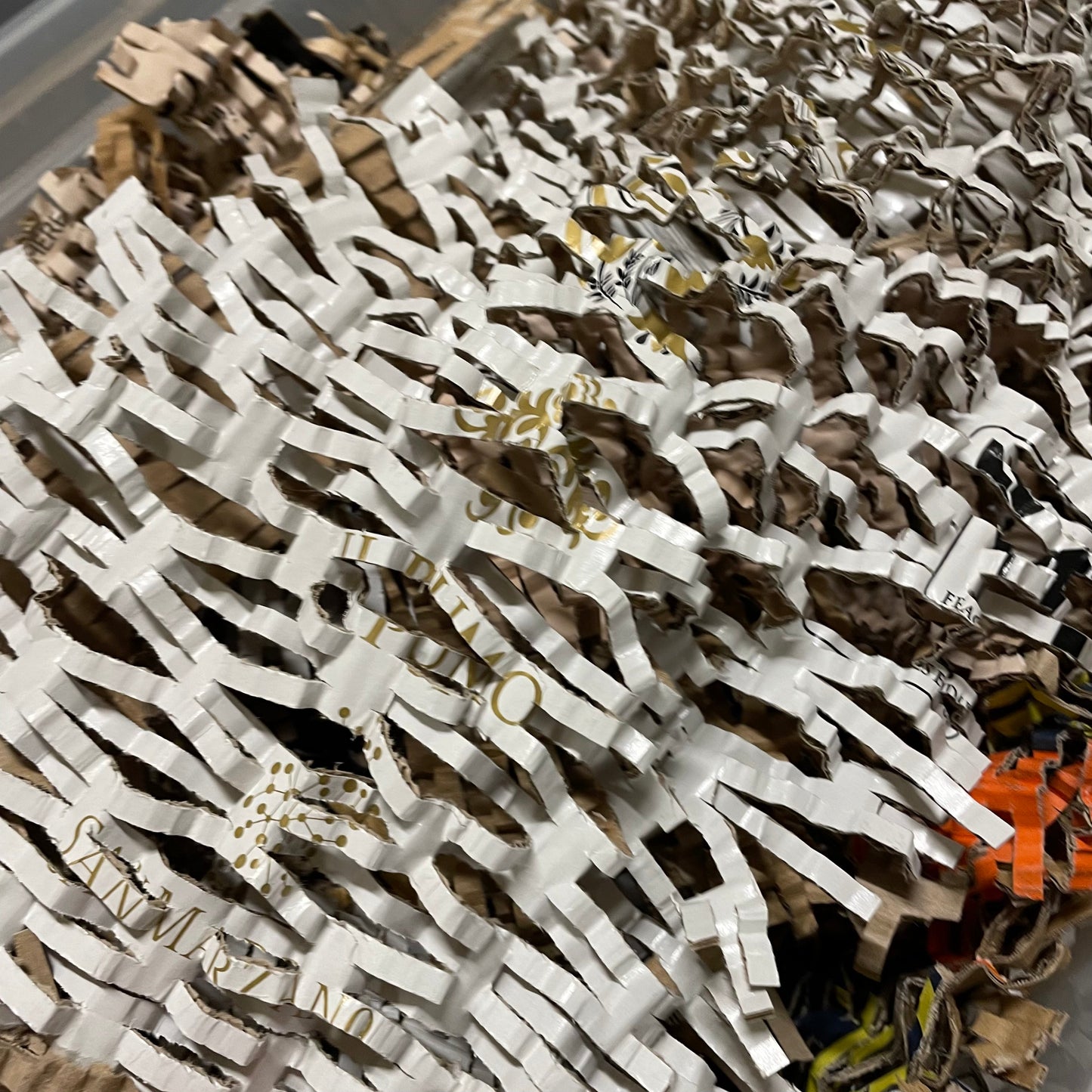 Eco Friendly Shredded Cardboard Packaging Material Filler Void Fill-Packing Materials-Fountainhall Wines