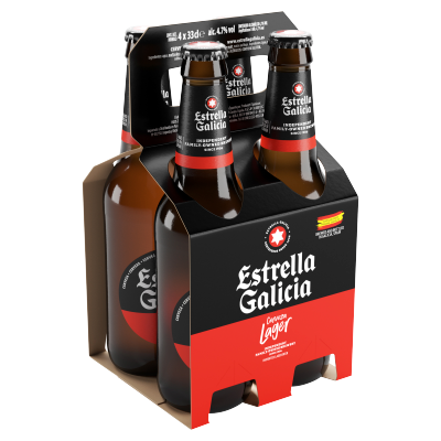 Estrella Galicia 4x330ml-World Beer-Fountainhall Wines