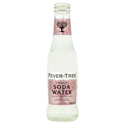 Fever Tree Premium Soda Water 200ml-Soft Drink-Fountainhall Wines