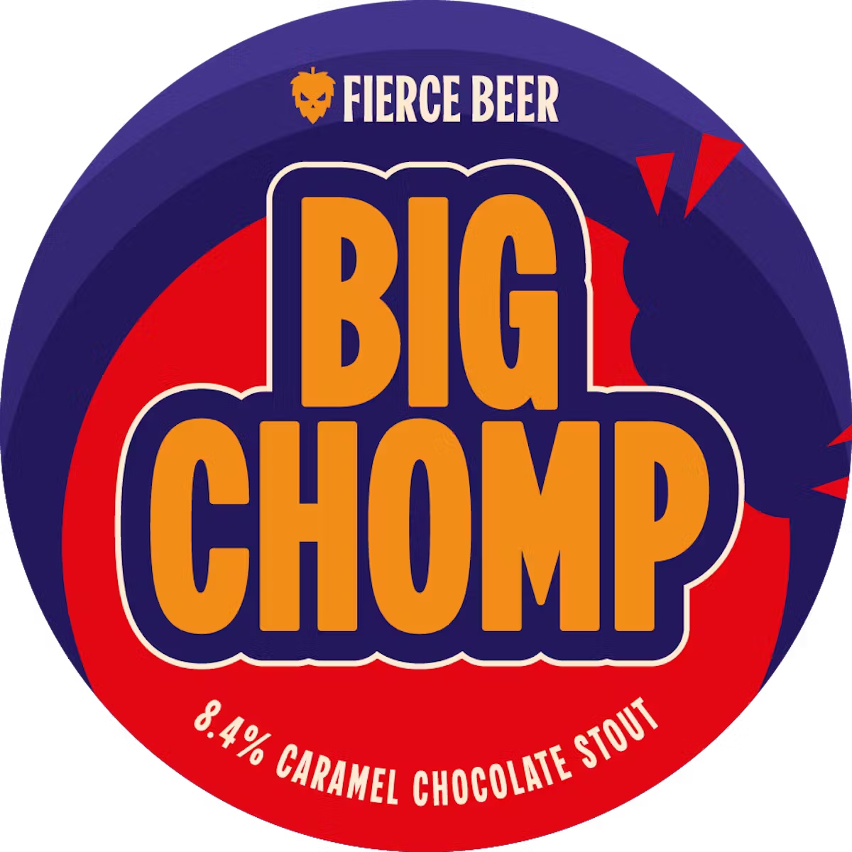 Fierce Big Chomp 330ml Chocolate Caramel Stout 8.4%-Scottish Beers-Fountainhall Wines