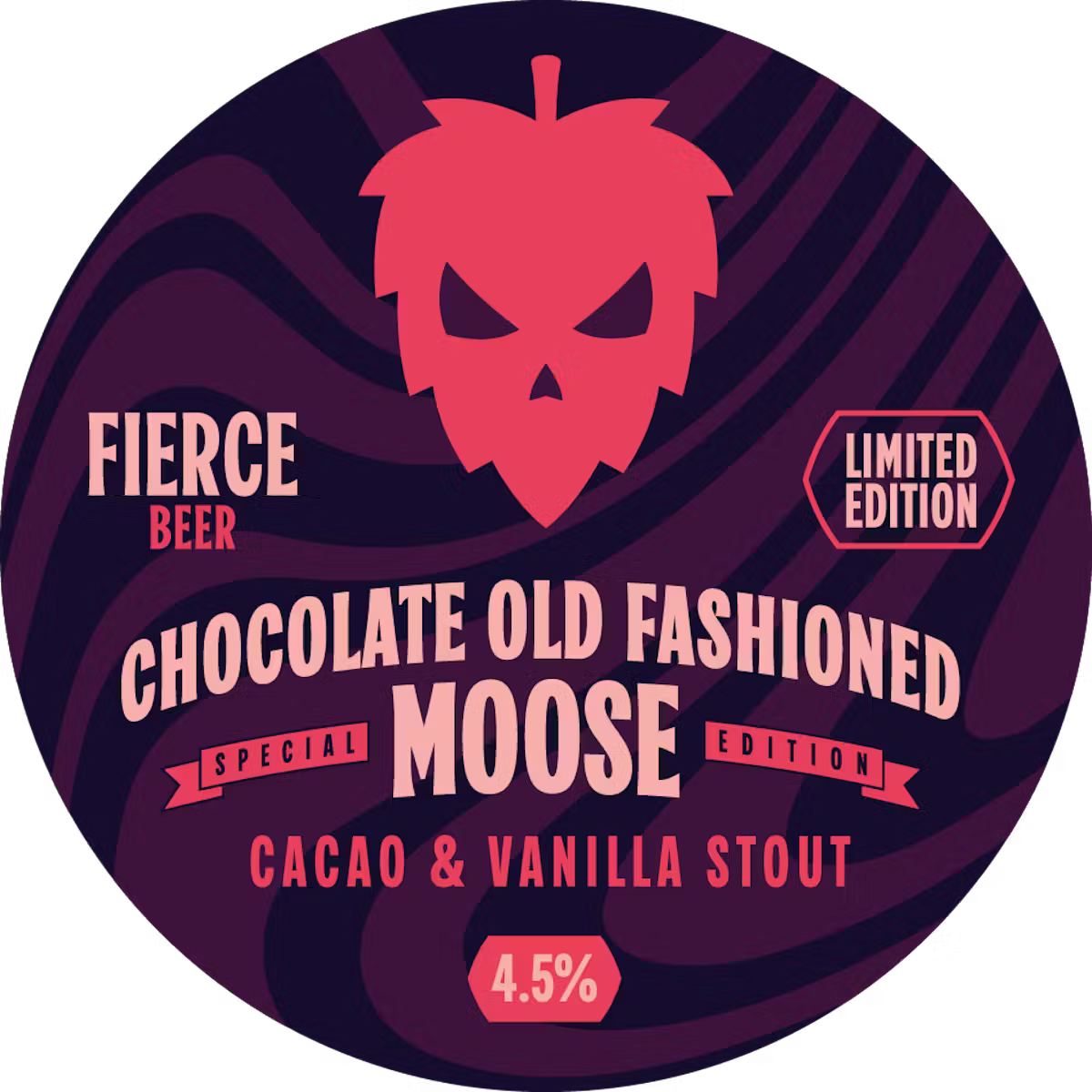 Fierce Chocolate Old Fashioned Moose 440ml Can-Scottish Beers-Fountainhall Wines