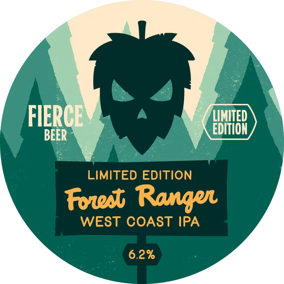 Fierce Forest Ranger - West Cost IPA 440ml Can-Scottish Beers-Fountainhall Wines