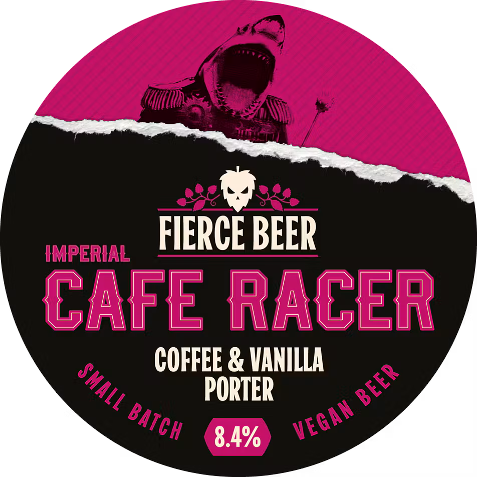 Fierce Imperial Cafe Racer - Coffee & Vanilla Porter 440ml Can-Scottish Beers-Fountainhall Wines
