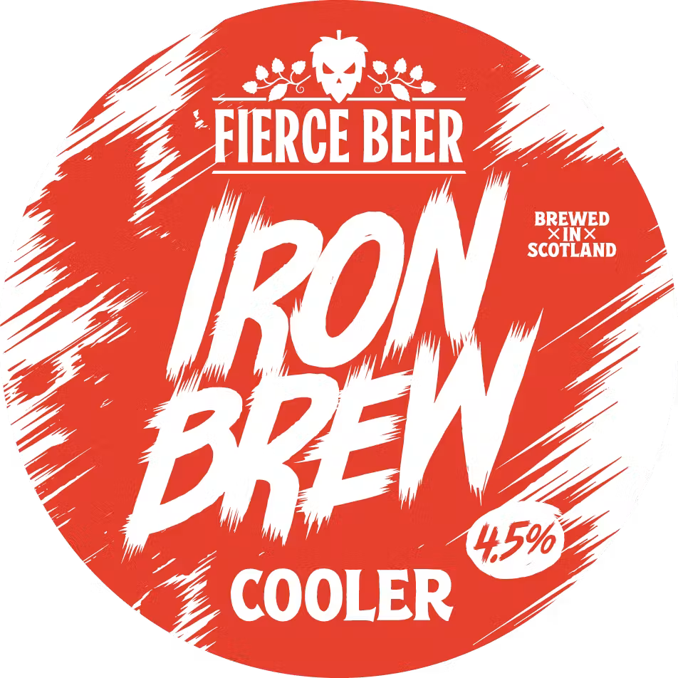 Fierce Iron Brew 440ml Beer Cooler-Scottish Beers-Fountainhall Wines