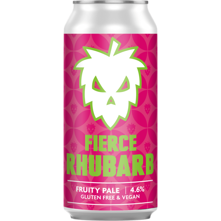 Fierce Rhubarb - Fruity Pale 440ml Can - Gluten Free-Scottish Beers-Fountainhall Wines