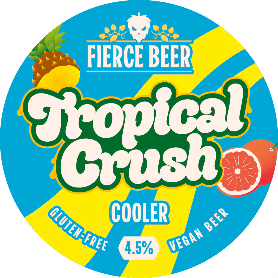 Fierce Tropical Crush 440ml Beer Cooler-Scottish Beers-Fountainhall Wines