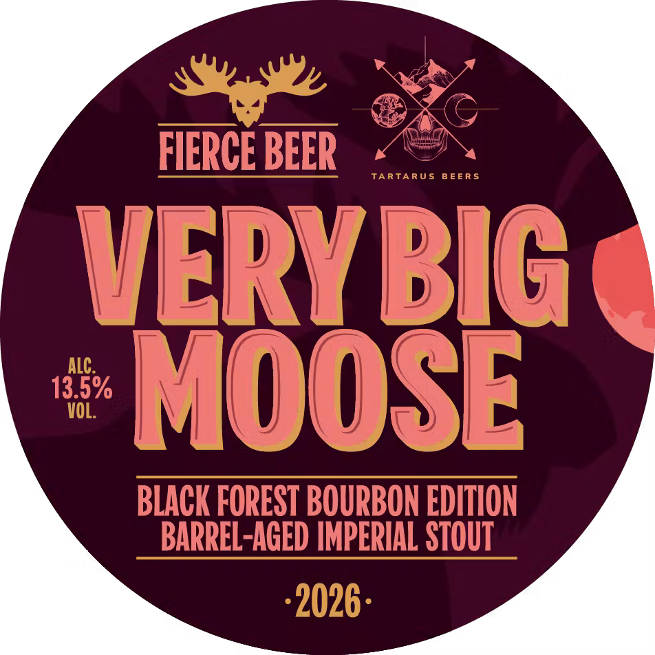 Fierce Very Big Moose 2026 - Black Forest Edition (Tartarus Collab) 330ml Can-Scottish Beers-Fountainhall Wines