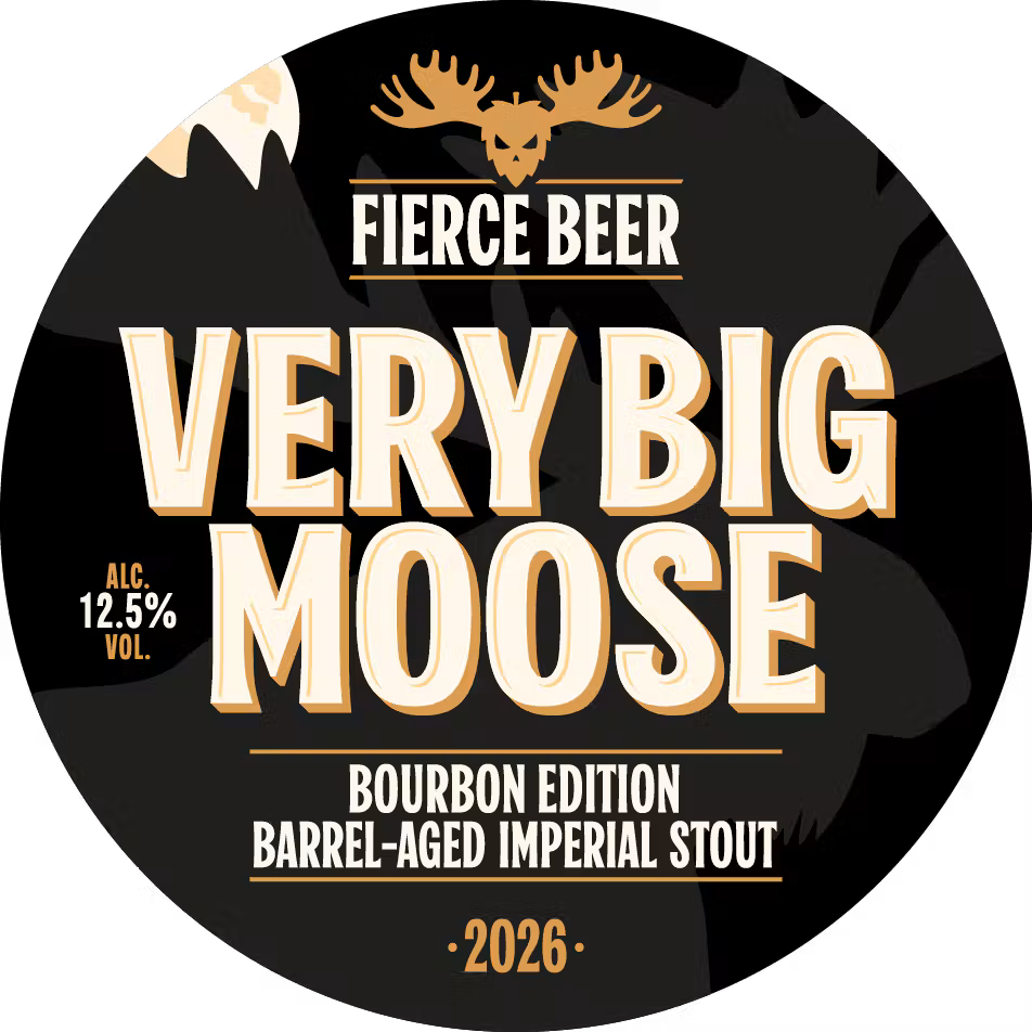 Fierce Very Big Moose 2026 - Bourbon Edition 330ml Can-Scottish Beers-Fountainhall Wines