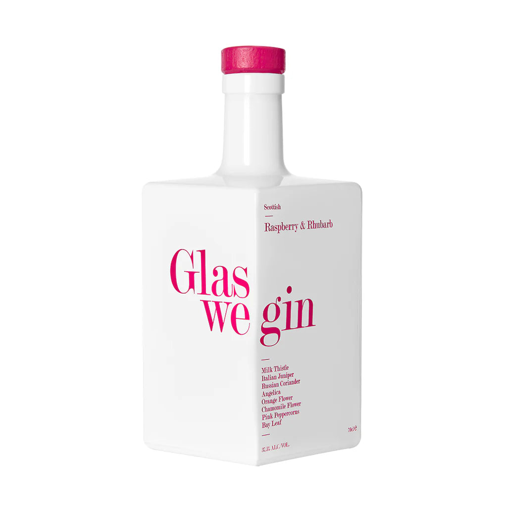Glaswegin Raspberry & Rhubarb Gin 70cl-Gin-Fountainhall Wines