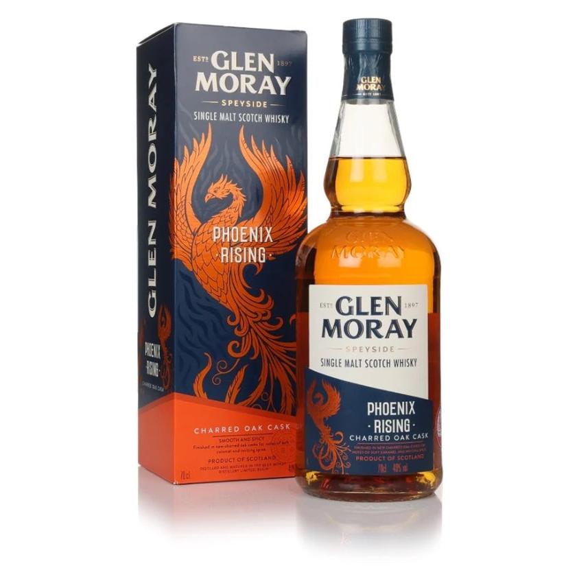 Glen Moray Phoenix Rising - Charred Oak Cask - Single Malt Scotch Whisky-Single Malt Scotch Whisky-Fountainhall Wines