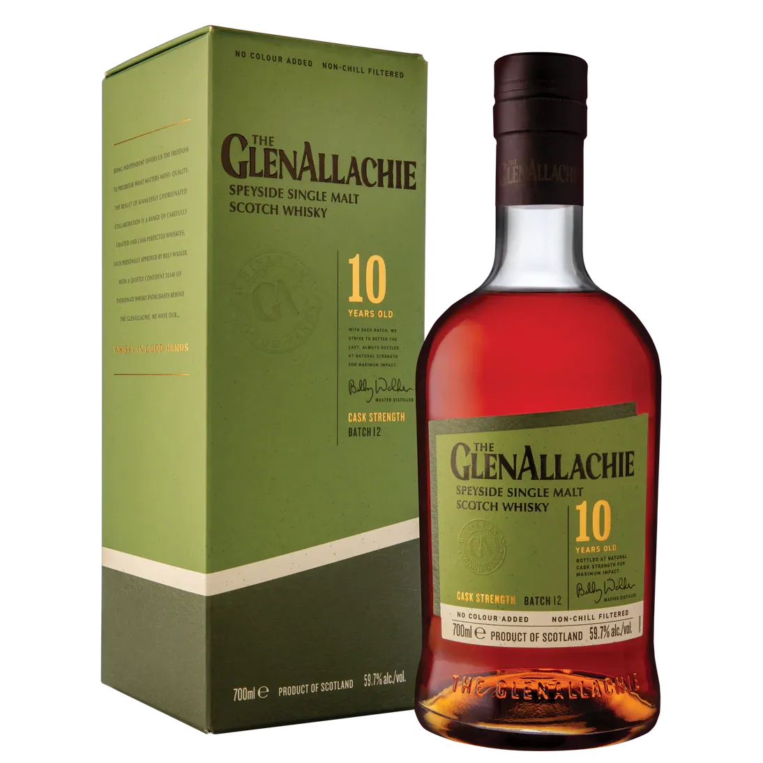 GlenAllachie 10 Year Old Cask Strength - Batch 12 - Single Malt Scotch Whisky-Single Malt Scotch Whisky-Fountainhall Wines