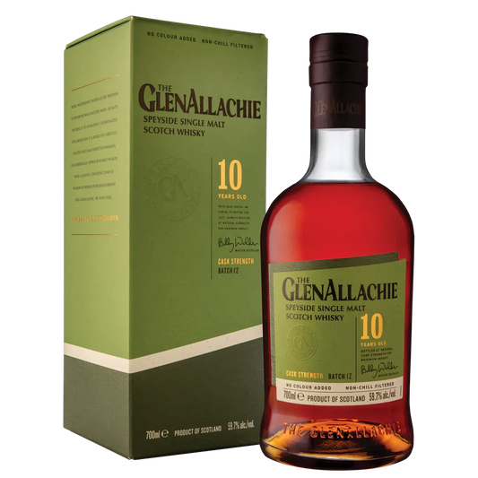 GlenAllachie 10 Year Old Cask Strength - Batch 12 - Single Malt Scotch Whisky-Single Malt Scotch Whisky-Fountainhall Wines