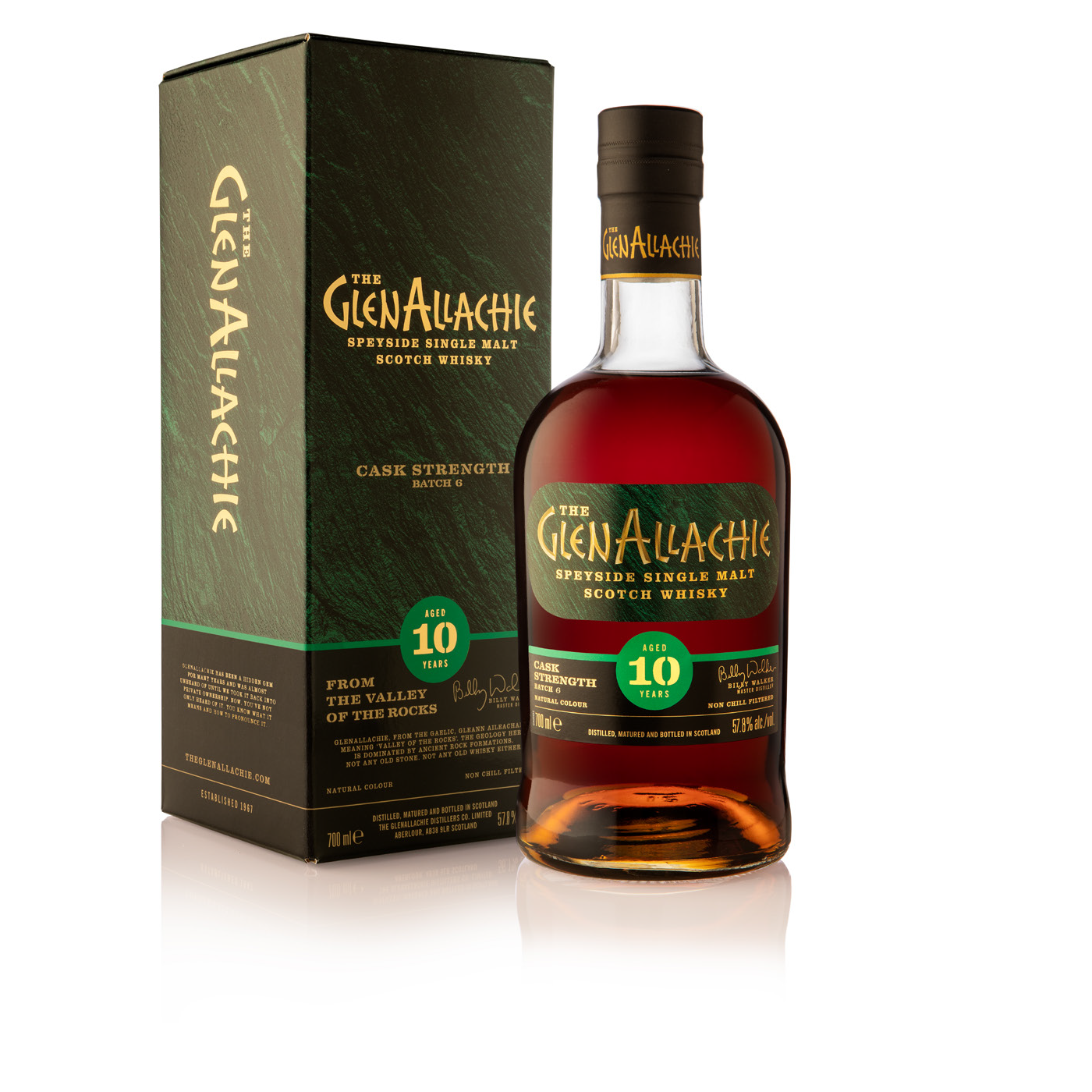 GlenAllachie 10 Year Old Cask Strength - Batch 6 -Single Malt Scotch Whisky-Single Malt Scotch Whisky-Fountainhall Wines