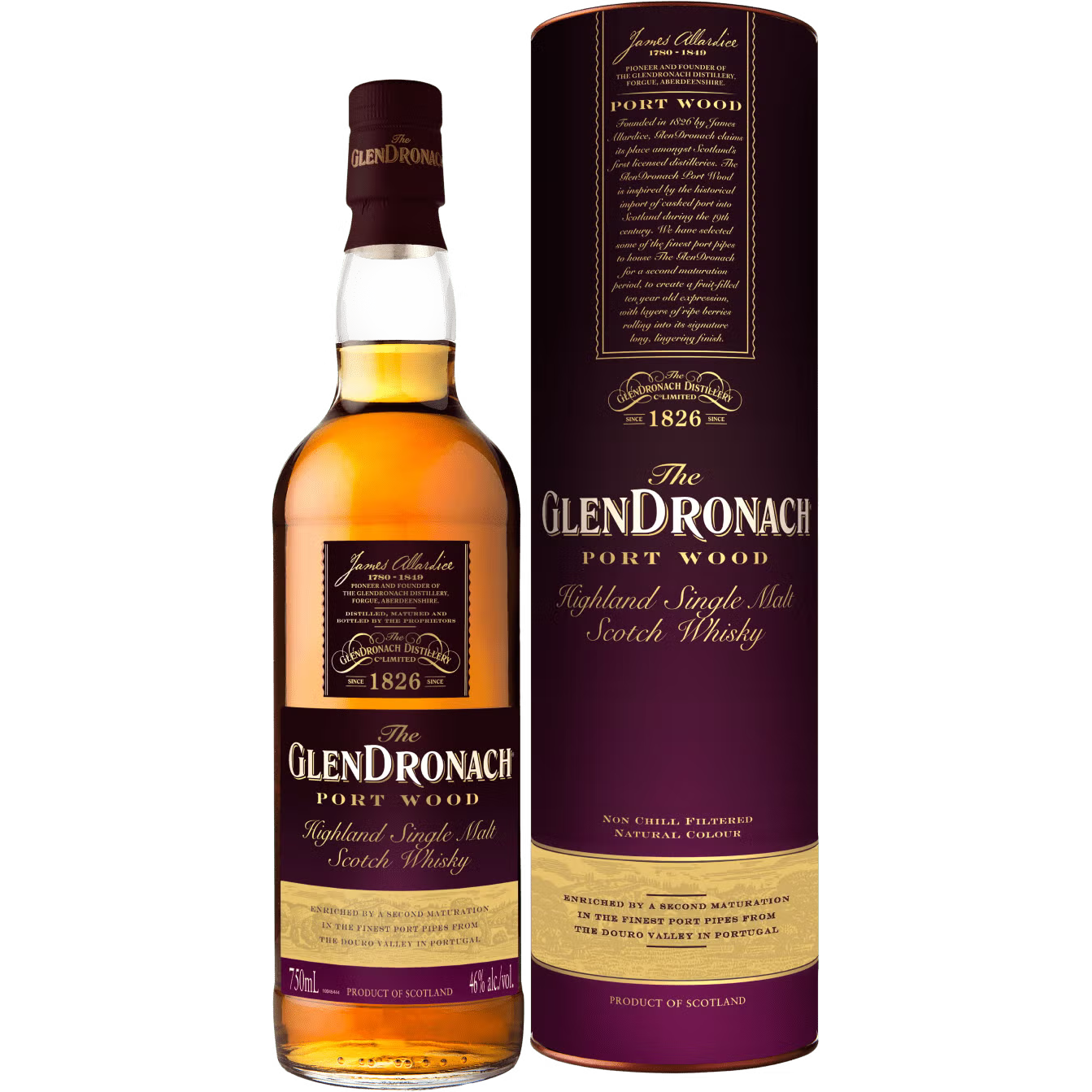 GlenDronach Port Wood - Single Malt Scotch Whisky-Single Malt Scotch Whisky-Fountainhall Wines
