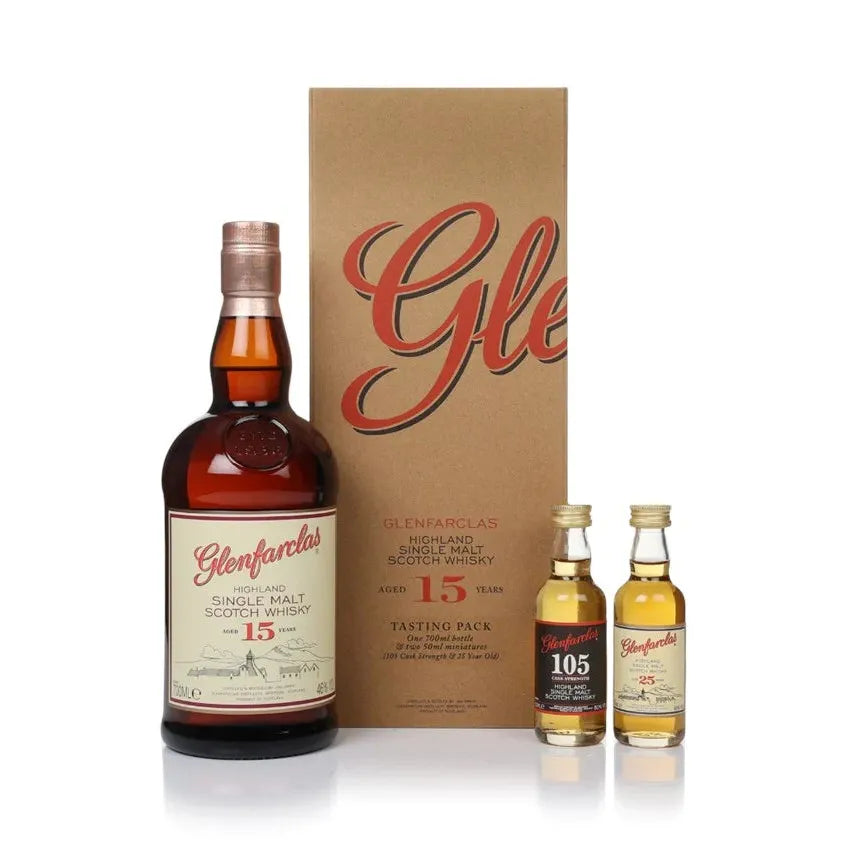 Glenfarclas 15 Year Old Gift Pack - Single Malt Scotch Whisky-Single Malt Scotch Whisky-Fountainhall Wines