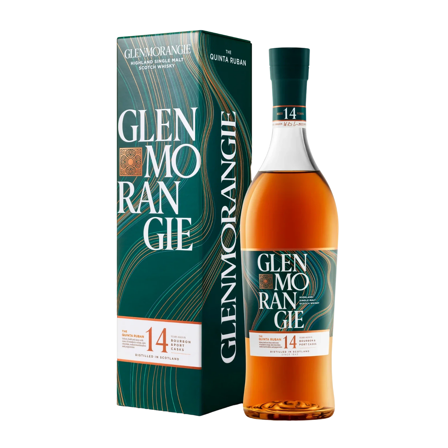 Glenmorangie Quinta Ruban 14 Year Old - Port Cask Finish - Single Malt Scotch Whisky-Single Malt Scotch Whisky-Fountainhall Wines