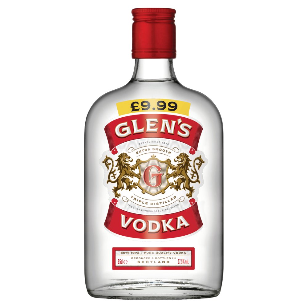 Glen's Vodka 35cl (Price Marked £9.99)-Vodka-Fountainhall Wines
