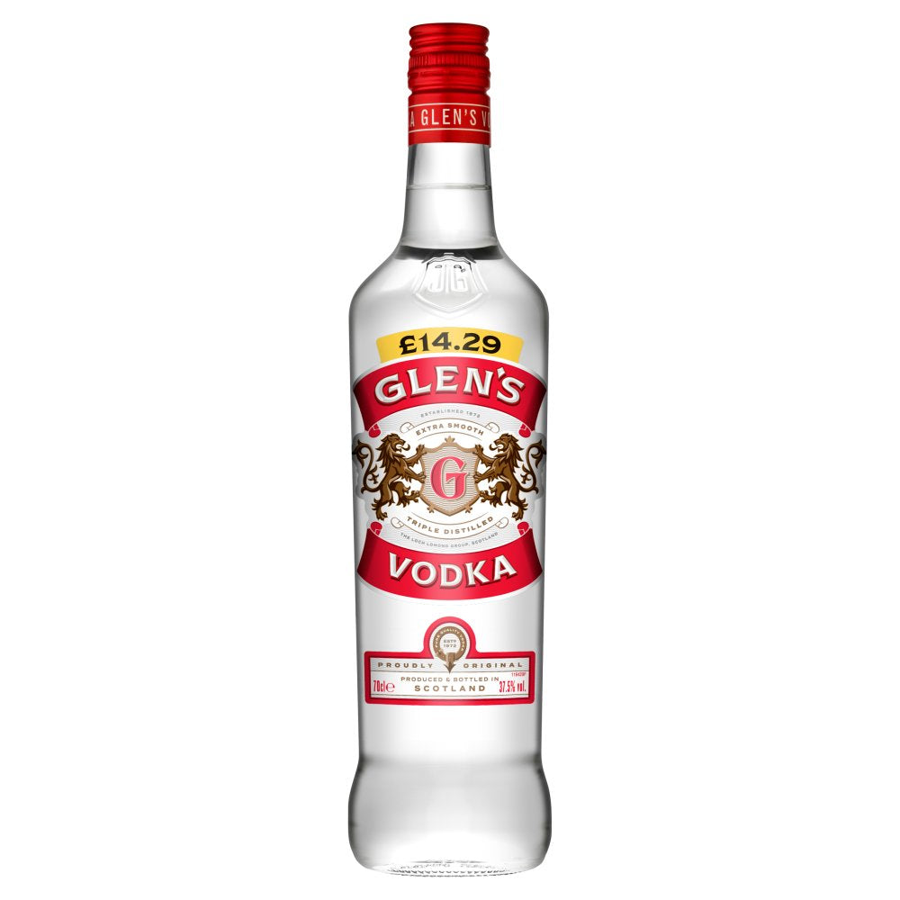 Glen's Vodka 70cl (Price Marked £14.29)-Vodka-Fountainhall Wines