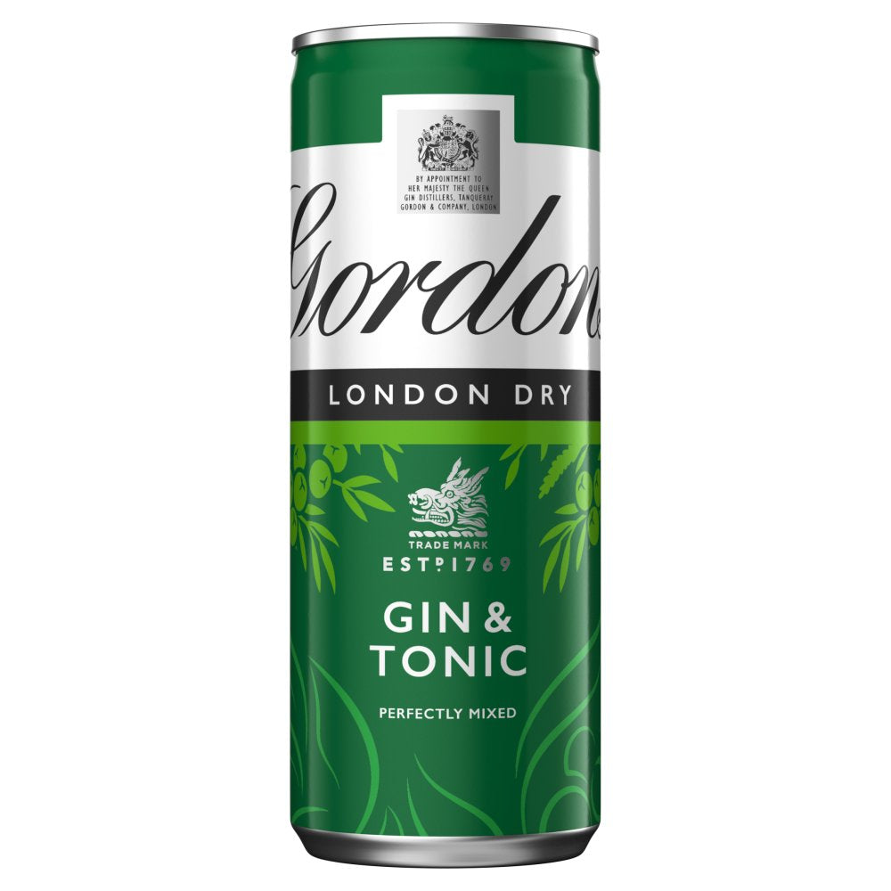 Gordon's Gin & Tonic 250ml-RTD's (Ready To Drink)-Fountainhall Wines